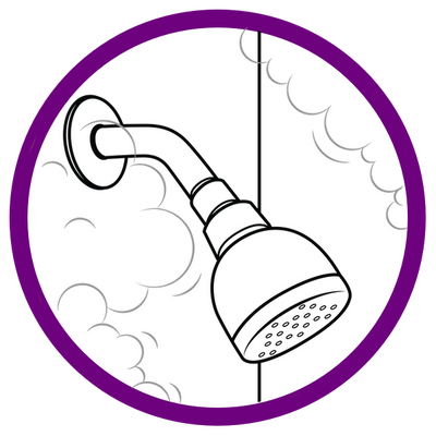 Step 1. Warm Shower