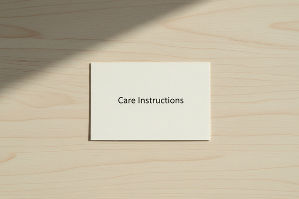 Care Instructions
